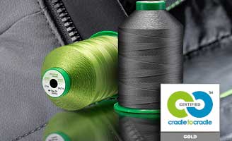 LIFECYCLE Polyamide - nachhaltige Garne im Einsatz bei design M.W Maschinenstickerei LIFECYCLE Polyamide - nachhaltige Garne im Einsatz bei design M.W Maschinenstickerei