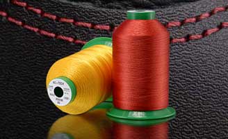 NC-Tech feuerfeste Stickgarne im Einsatz bei design M.W Maschinenstickerei (Nomex)